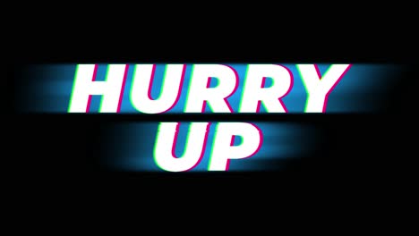 hurry up - graphic design