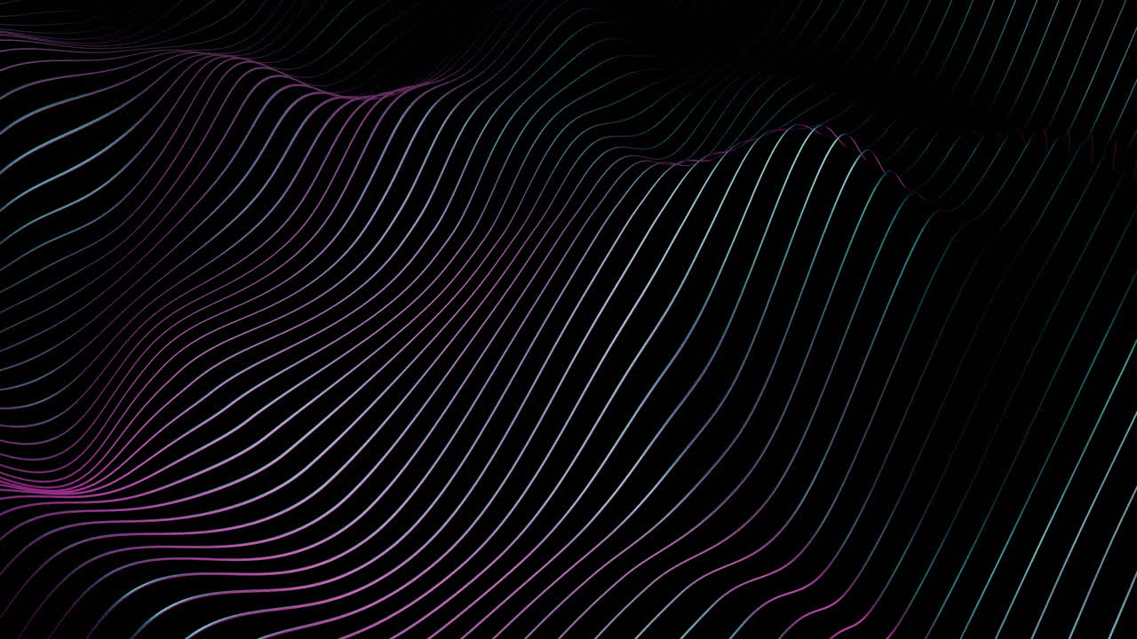 Abstract Wave Lines Background