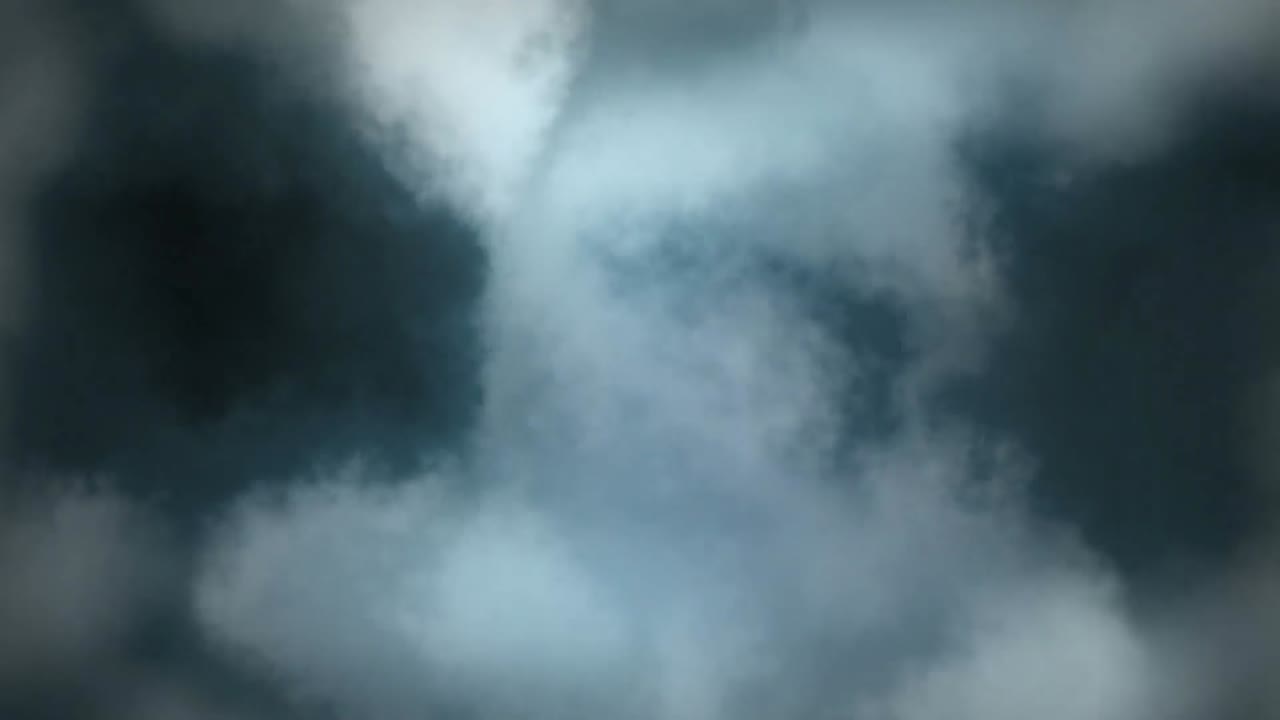 Stormy weather in clouds