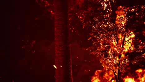 Wildfire-burns-ground-in-forest