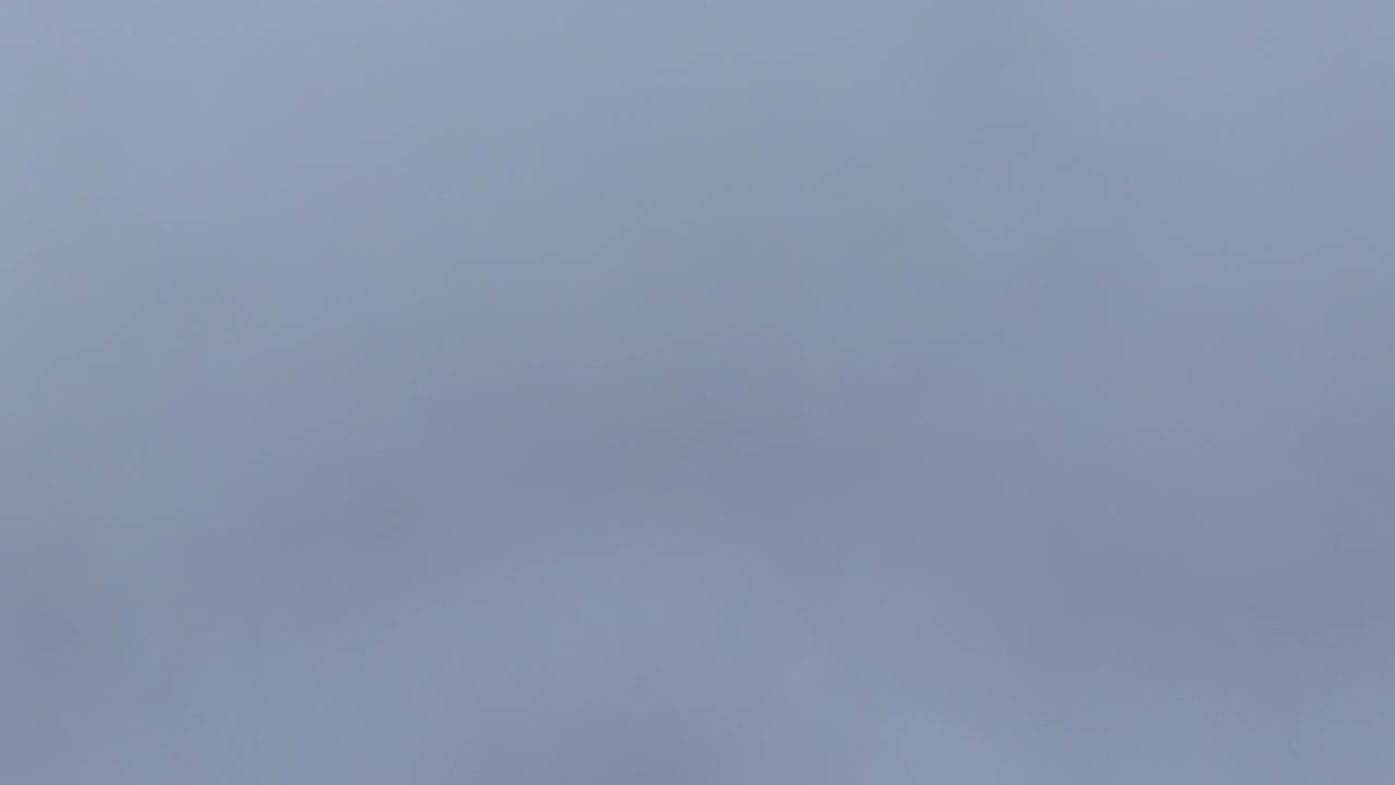 una manta de densa niebla blanca cubre el suelo