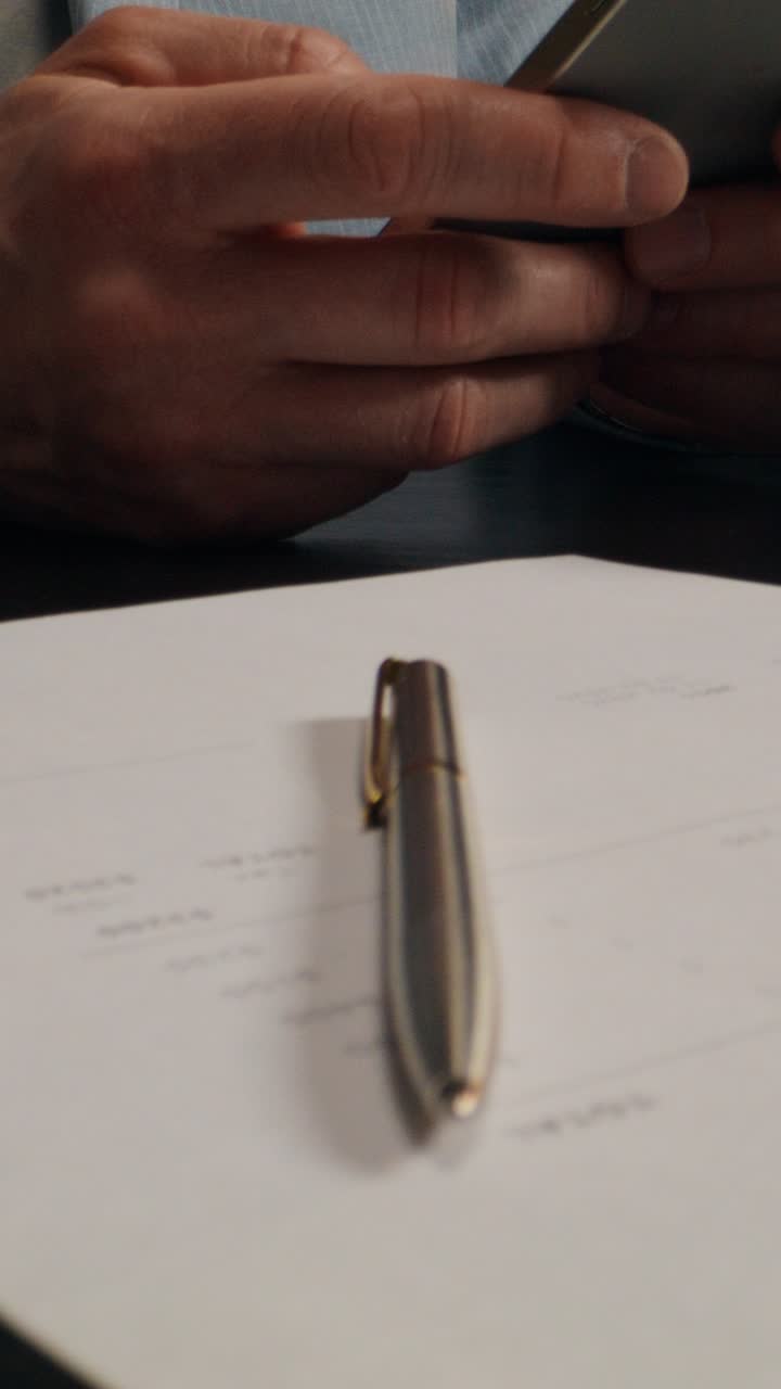 Person using a smartphone