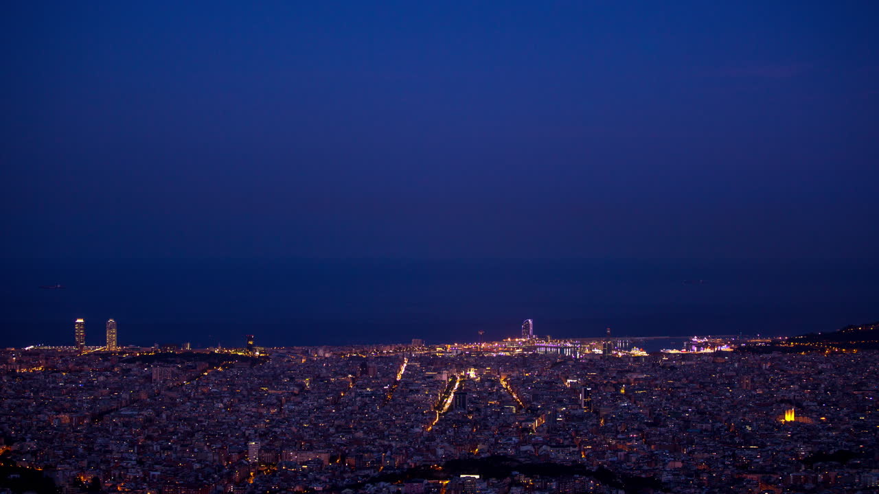 바르셀로나 티비다보 선셋 4k 01