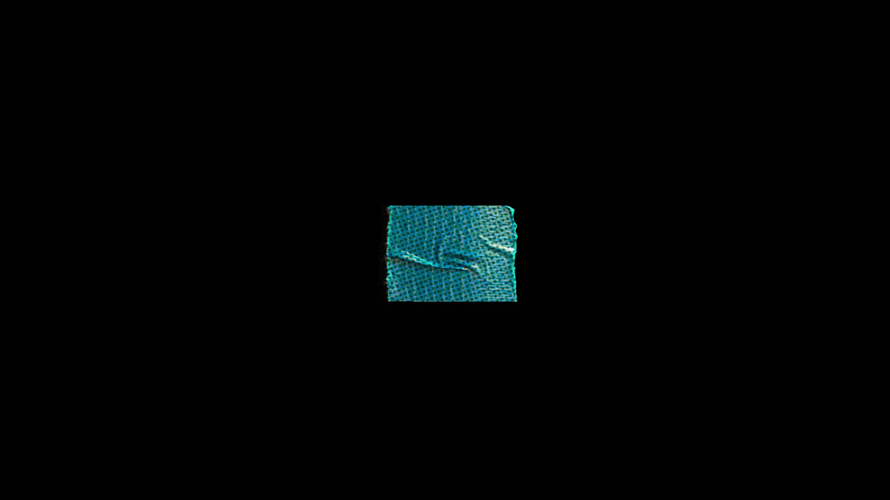 Abstract Shimmering Turquoise Fabric Texture Loop