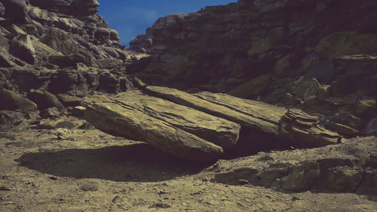 Unusual rock formation discovered in a remote desert landscape