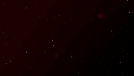 animación de puntos de luz brillantes que se mueven sobre un fondo negro