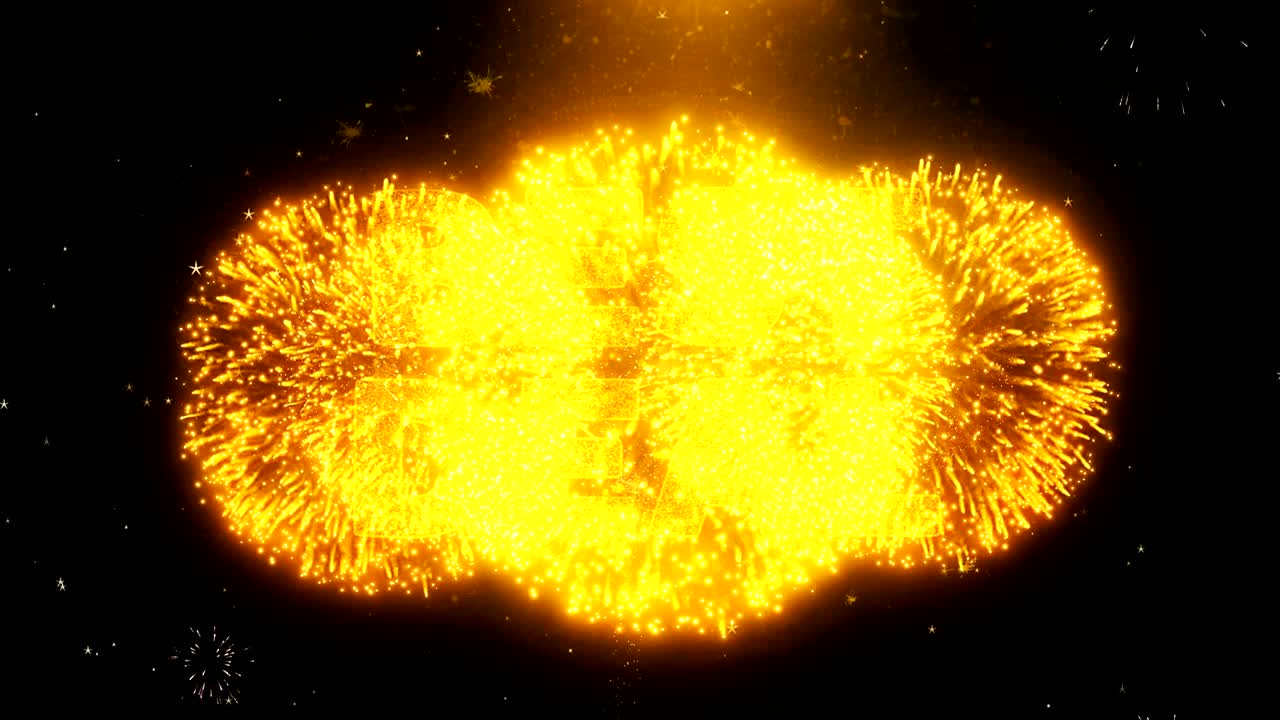 el mejor texto sobre las partículas de explosión de los fuegos artificiales.