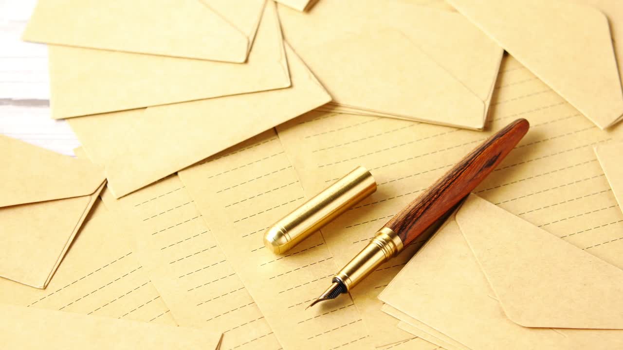 Envelopes and Fountain Pen