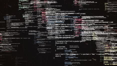 fondo de código de computadora abstracto