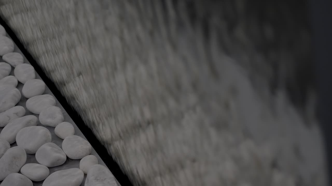 현대적인 화이트 스톤 물 특징