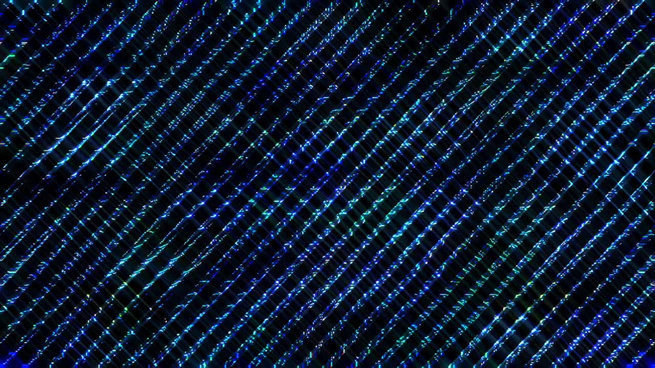 빛나는 밝은 선은 검은 바탕에 파동 움직임을 설정, 다채로운