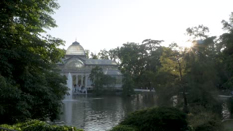 crystal palace in retiro park, madrid
