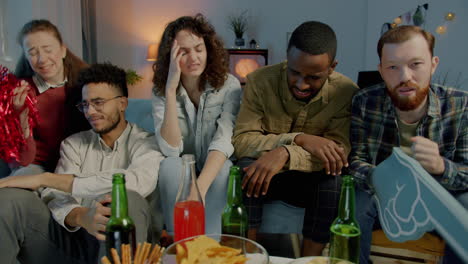 friends watching a sporting event