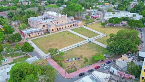 valladolid's san bernardino convent with green park and ruins offering historical charm