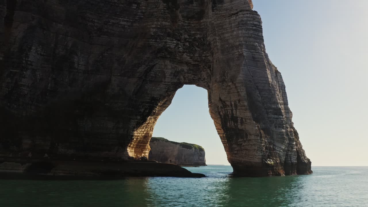 Coastal Arch and Cliffs