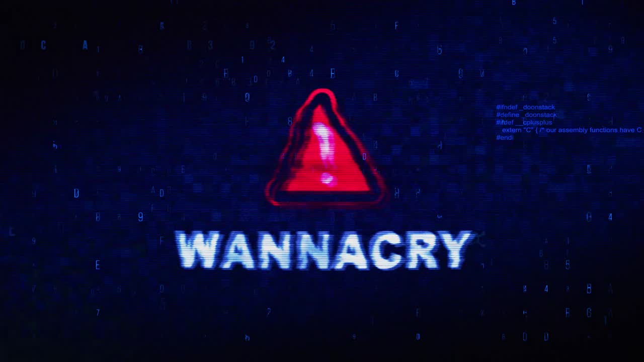 Wannacry Ransomware Warning Screen