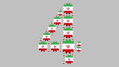 número cuatro iraní