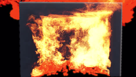 fuego ardiente