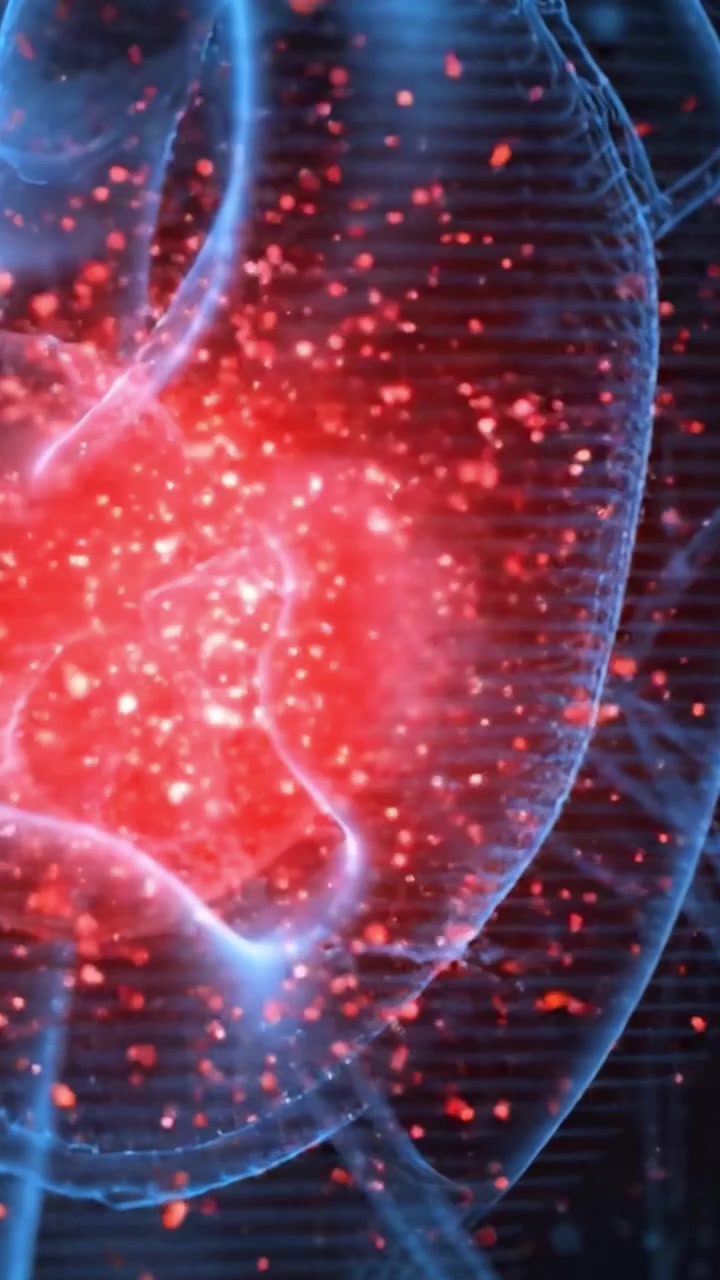 A Stunning Visualization of Inner Ear Structures Showcasing Vibrant Energy Patterns and Intricate Microanatomy of the Human Auditory System in Dynamic Motion