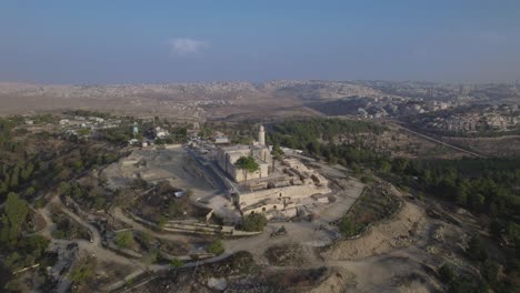 tumba de samuel, jerusalén, israel - empuje de gran altitud en #004