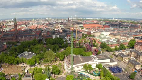 aerial copenhagen view