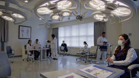 medical professionals in training