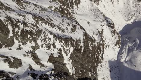 Aerial-of-mountain-scenery-in-Verbier,-Switzerland