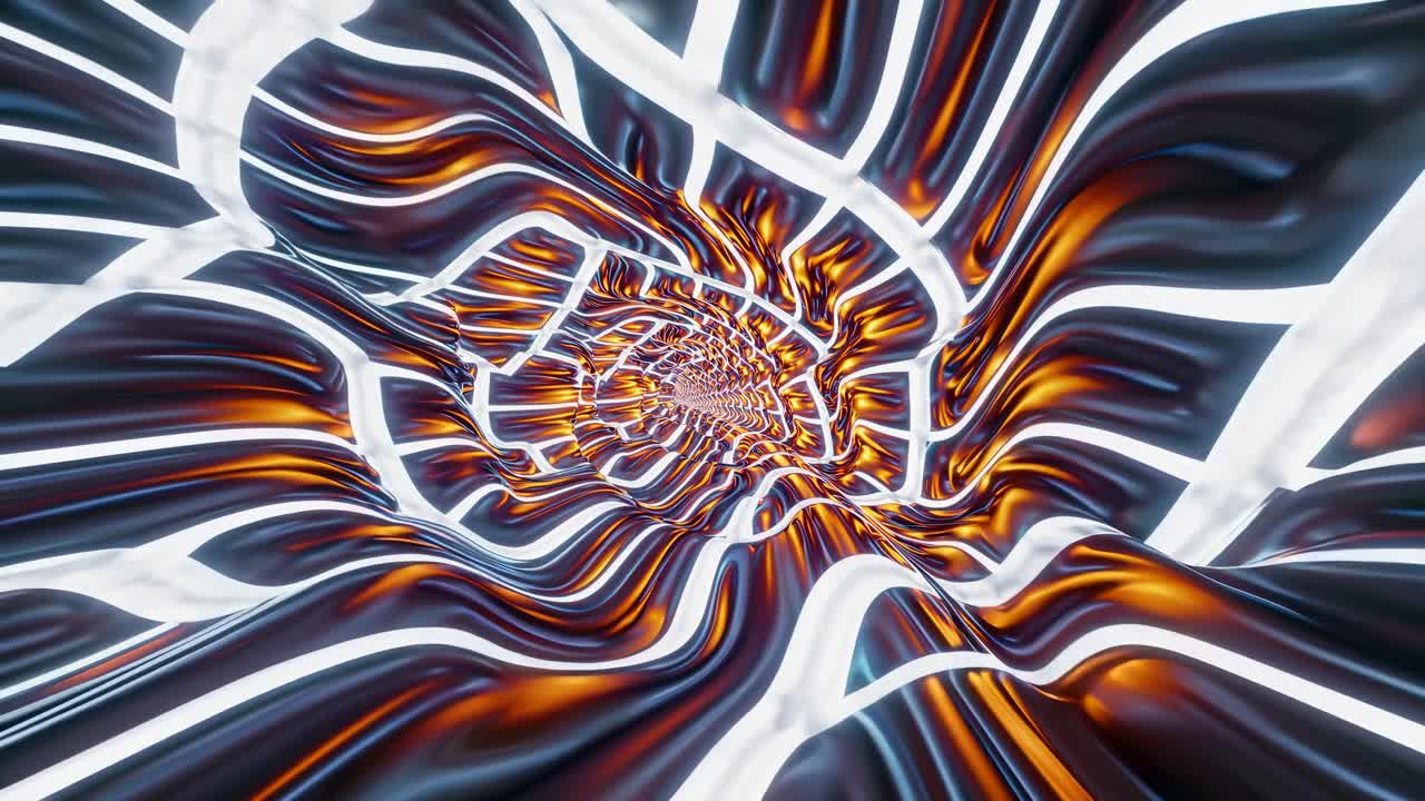 túnel de resplandor abstracto