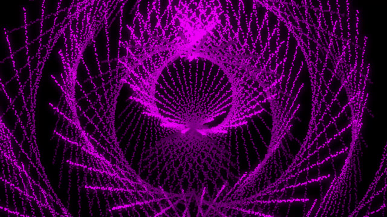 patrón de forma de punto de color rosa animación gráficos de movimiento