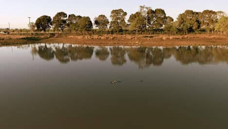 quiet banks of altagracia lagoon, higuey in dominican republic