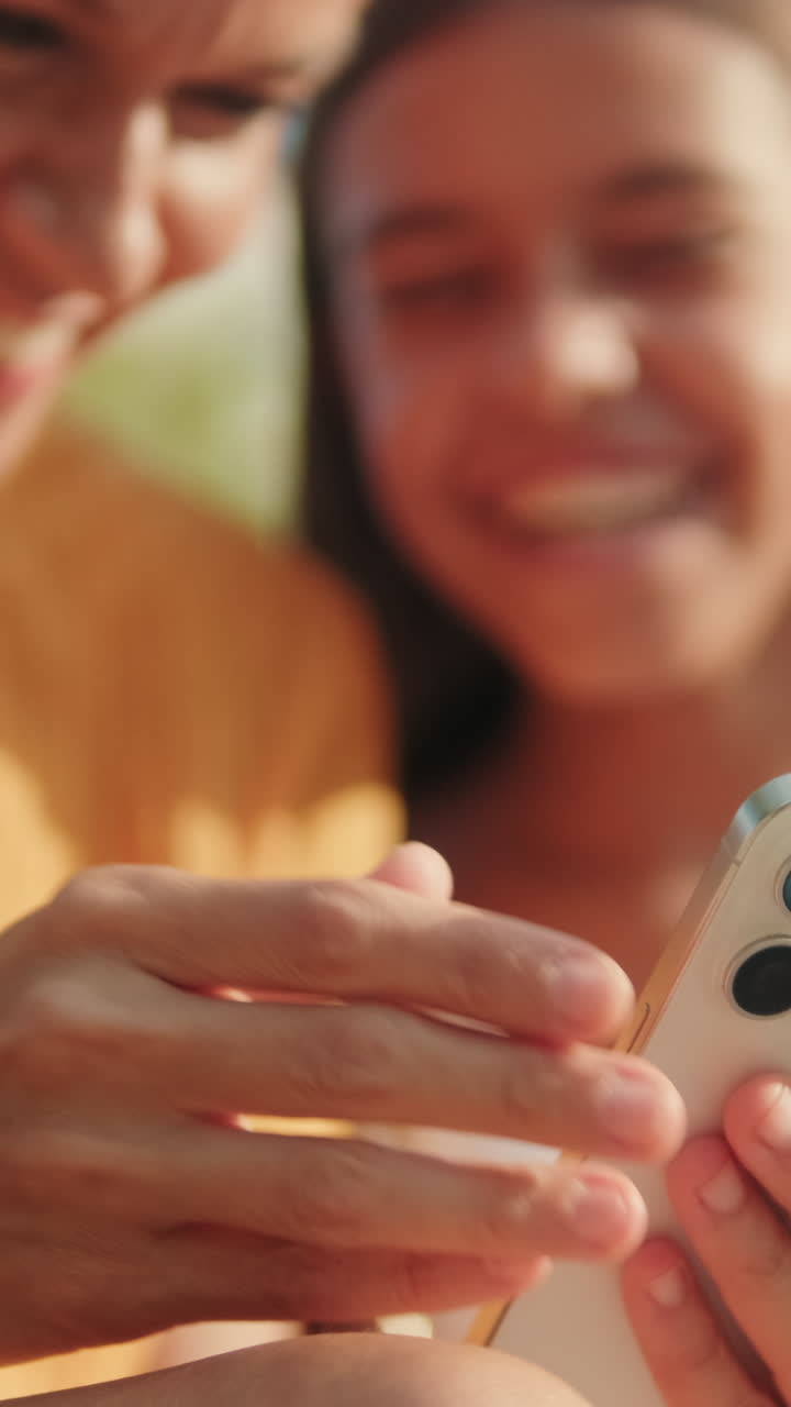 Mother and Daughter Bonding in The Park