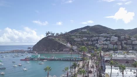 Flying-over-harbour-and-sea-on-Catalina-island