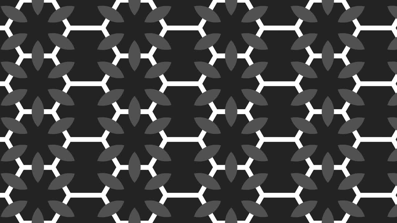 diseño de patrón sin costuras animado flotante