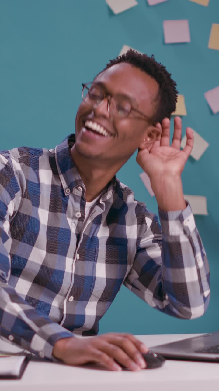 Man with glasses at the office