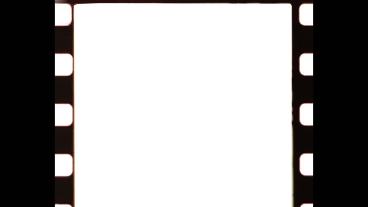 marco de película en blanco