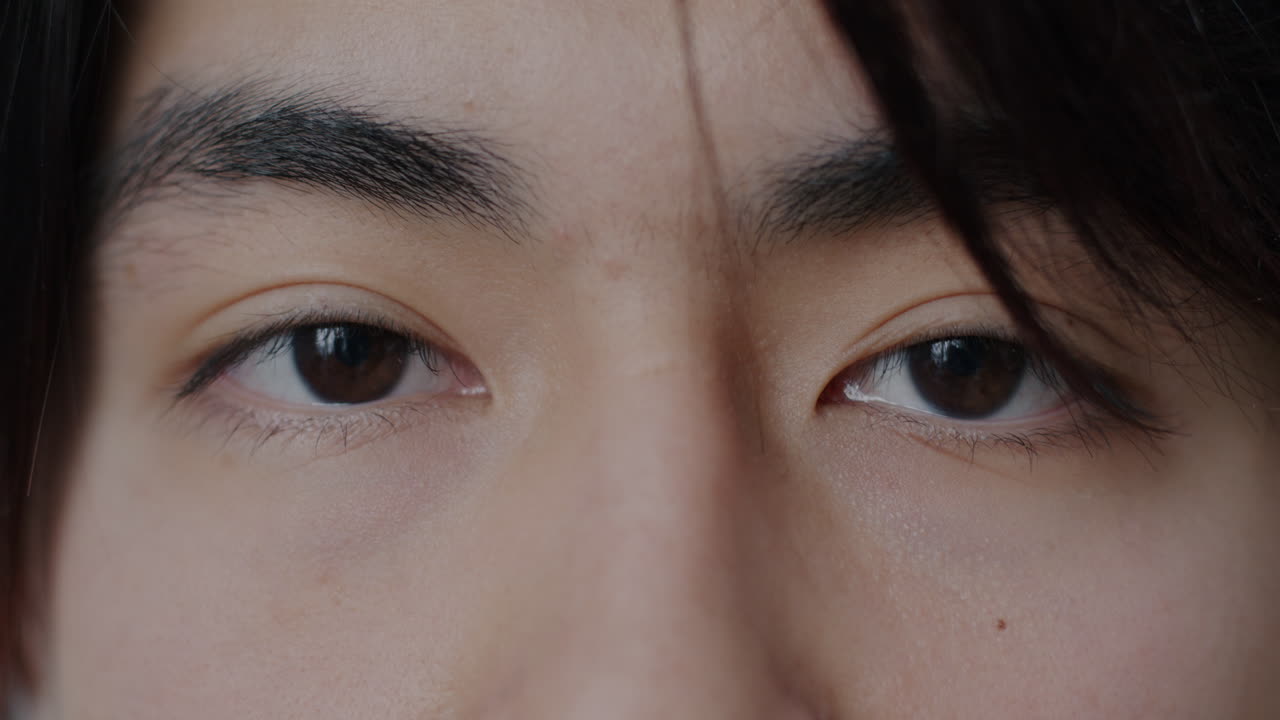 사람의 눈의 클로즈업