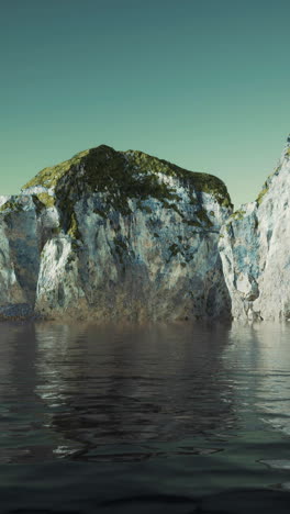 rocky cliffs by the sea