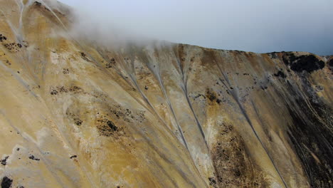 flying up the slope of epic paramillo del quindio, los nevados, colombia