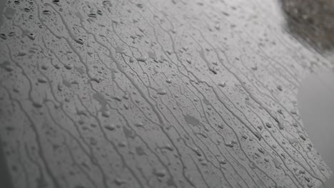 close-up of raindrops on a window