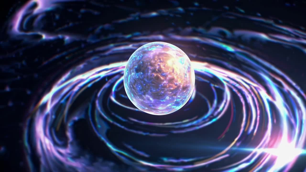 Abstract Planet in a Cosmic Whirlpool