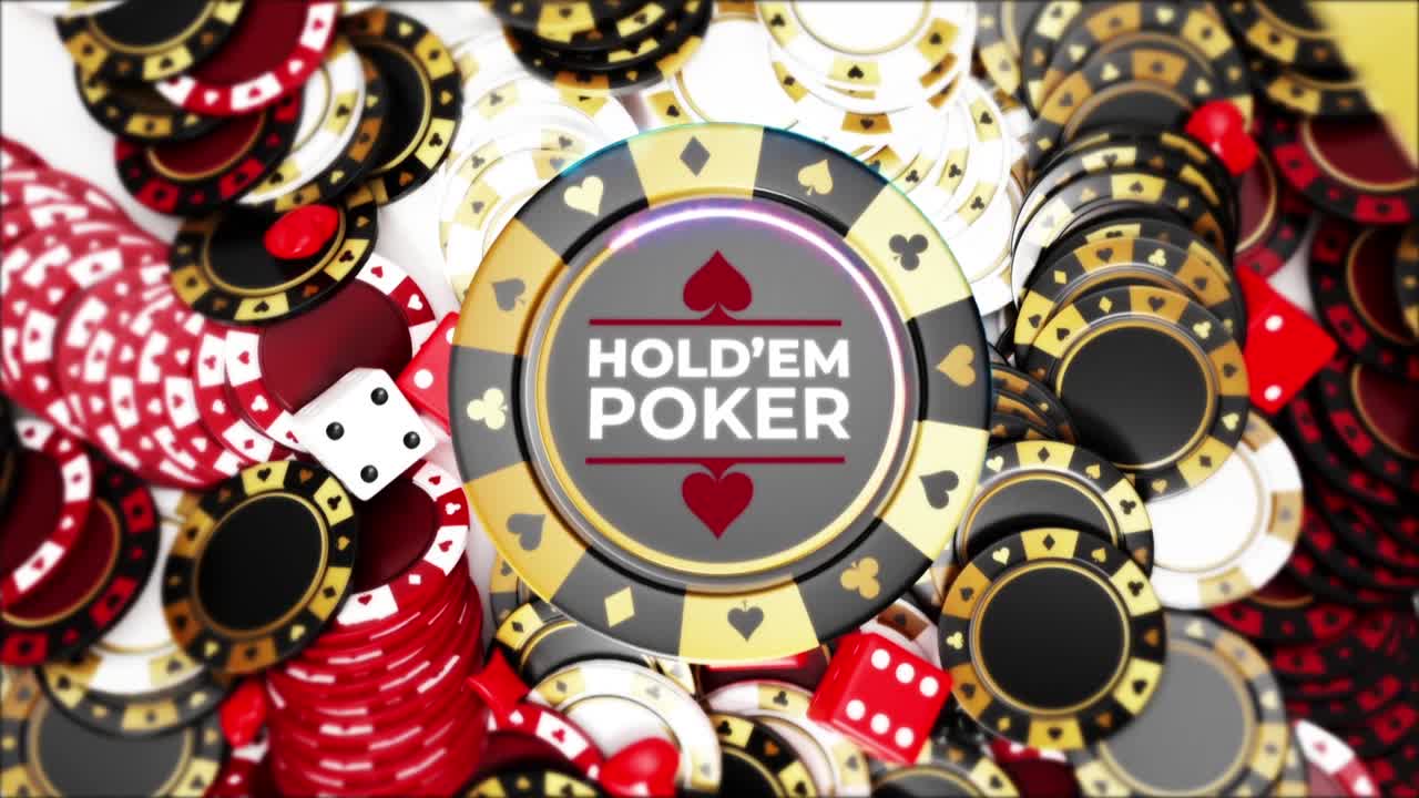 Hold'em Poker with Chips and Dice