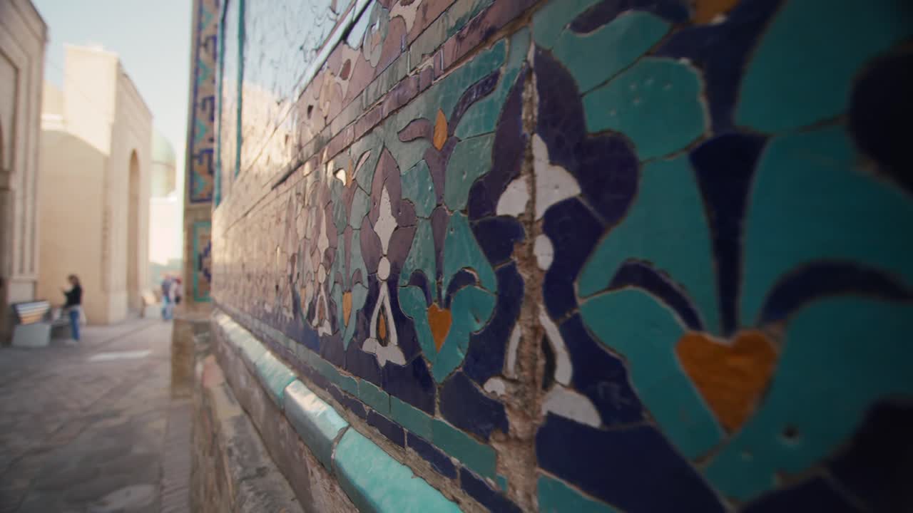 Città di Samarcanda Mausolei Shahi Zinda Architettura islamica Mosaici in ceramica 41 di 51