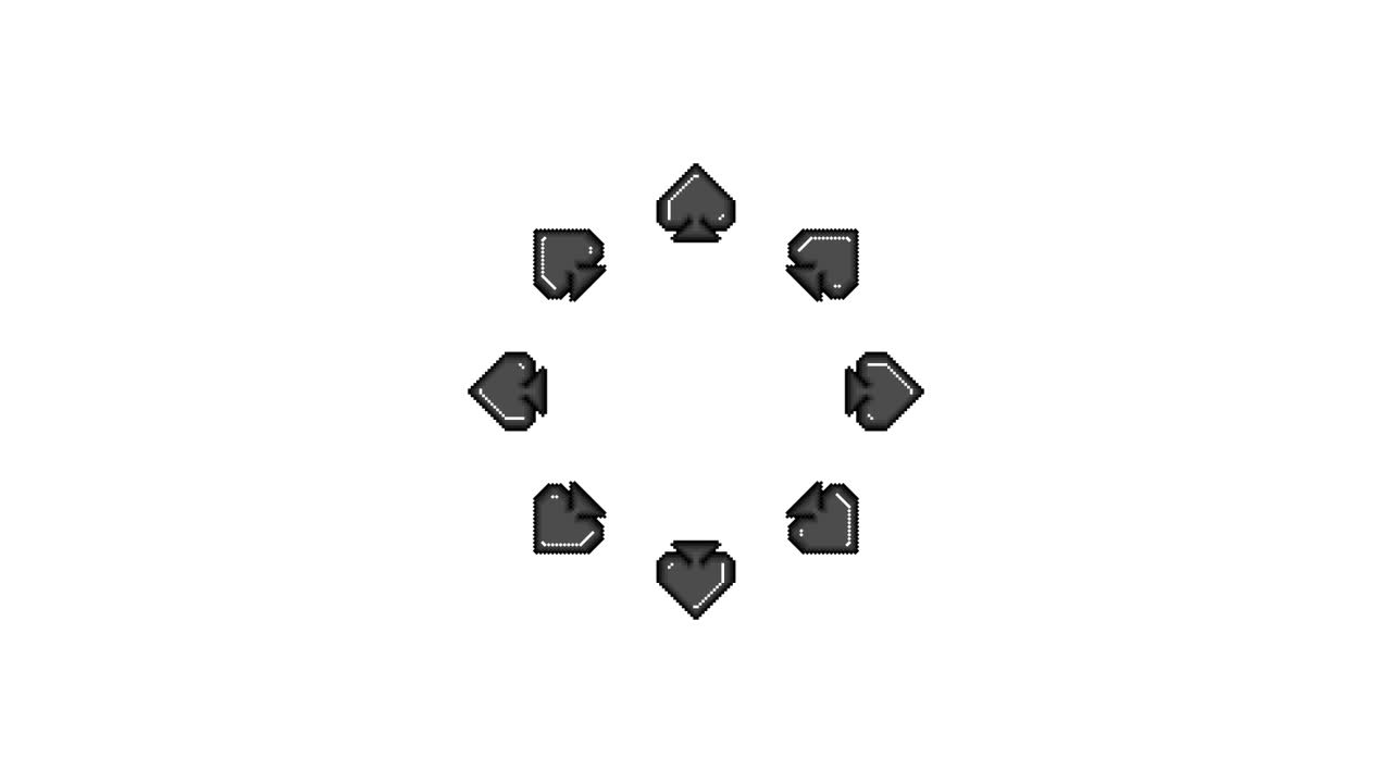 Pixel Art Spad Spinning Circle Animated Overlay Transparent 30fps (6)