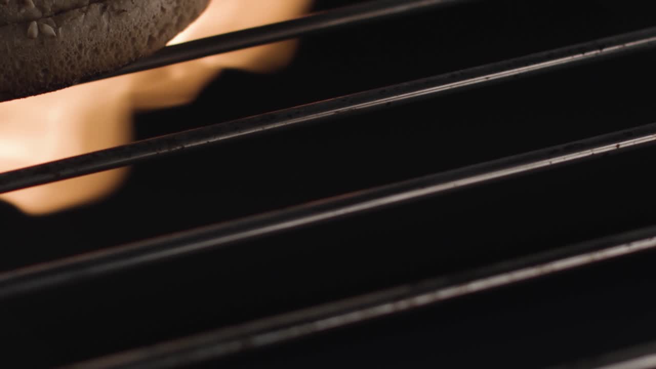 pan de hamburguesa a la parrilla