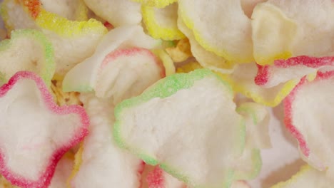 colorful indonesian kerupuk crackers