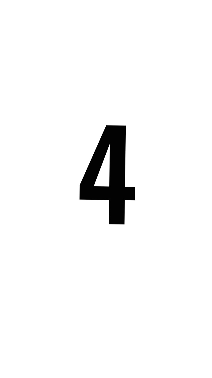 Digital Countdown Timer from Ten to Zero with Glitch Effects