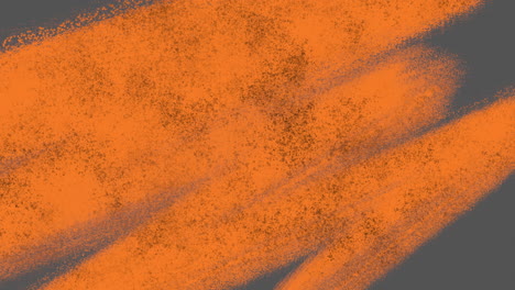 Splashing-orange-art-paint-brushes