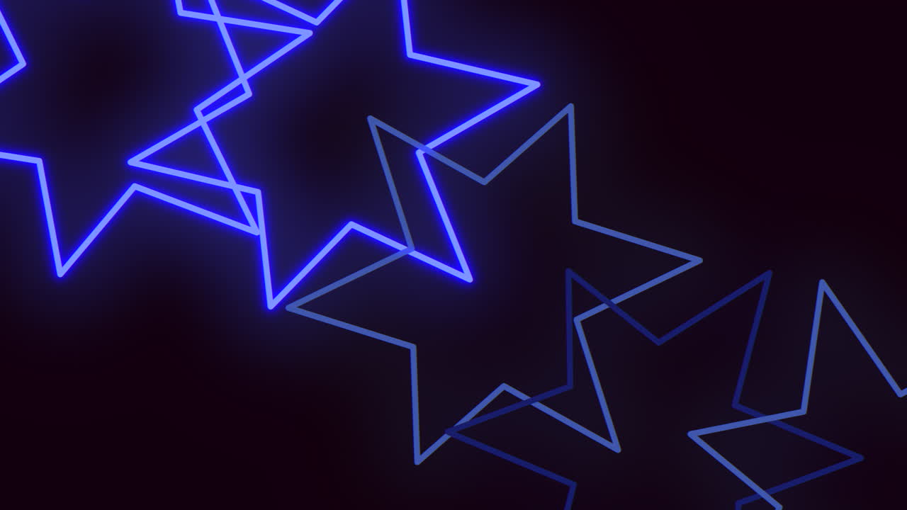 A mesmerizing portrayal of glowing blue stars in a night sky setting. The image captures a serene and enchanting scene, reminiscent of a starlit night