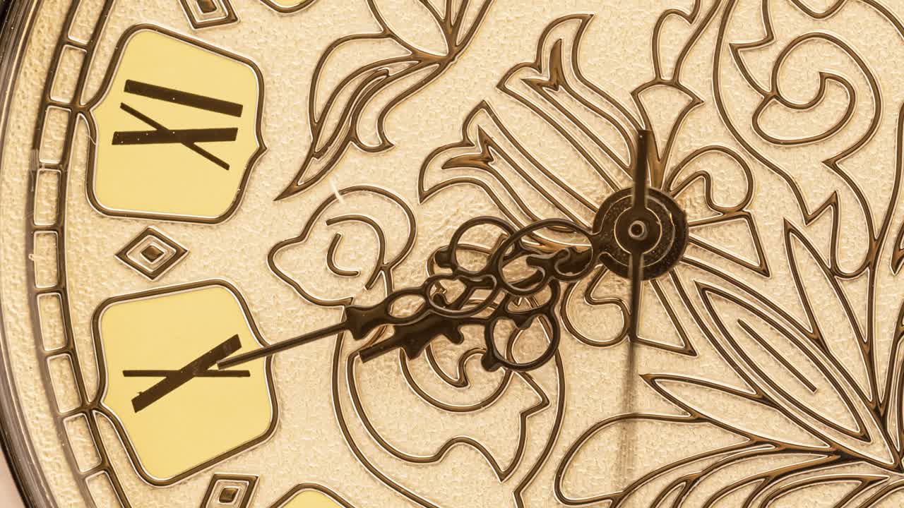 골동품 시계 다이얼 클로즈업. 빈티지 회중시계.