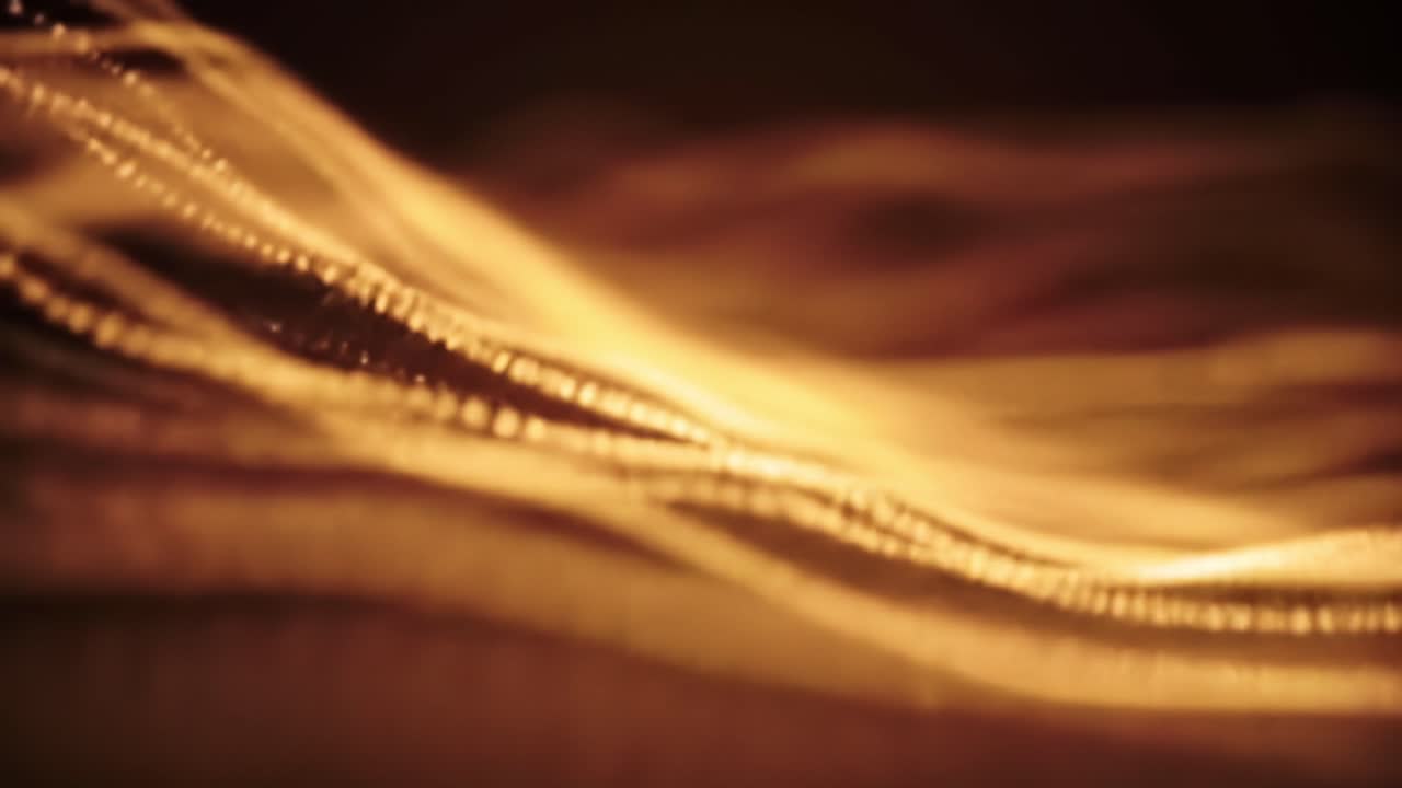 Soft, glowing lines undulate in a dark environment, creating a captivating display of dynamic light patterns. This phenomenon evokes a sense of tranquility and awe.